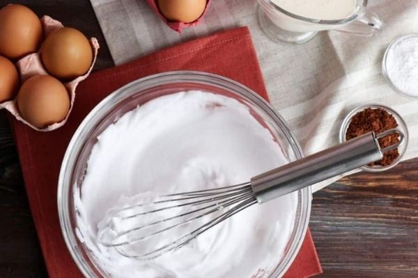 use an immersion blender to beat eggs