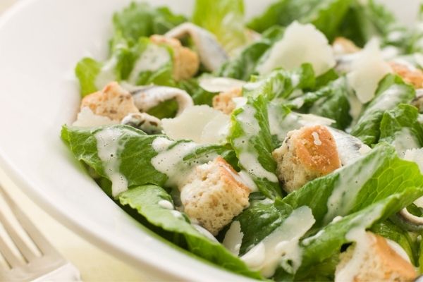 photo of caesar salad