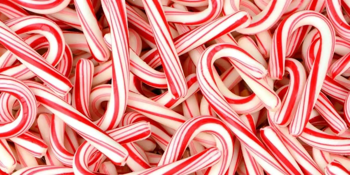 photo of candy canes