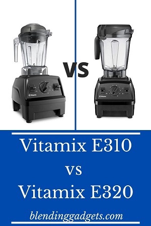 how do vitamix e310 and vitamix e320 differ