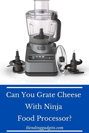 grate cheese with Ninja food processor
