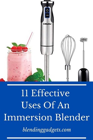 how to use an immersion blender effectively