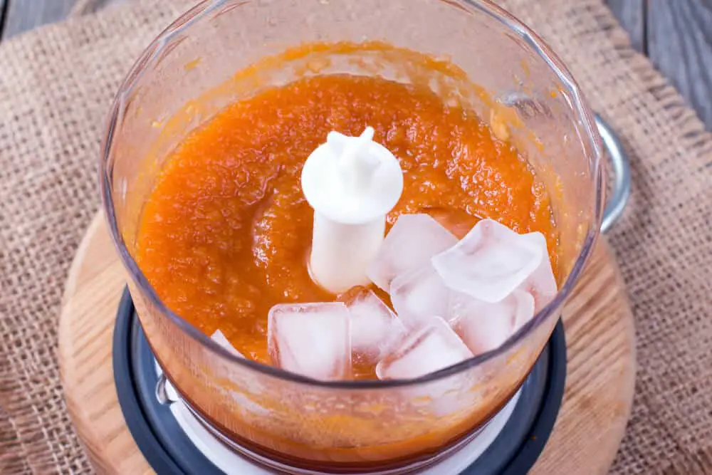 blender is going to crush ice inside it