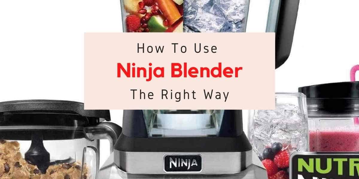 text reading how can you use a Ninja blender