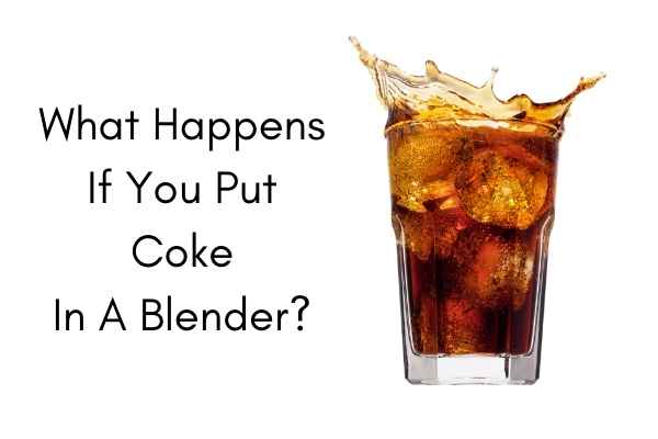 soda in blender