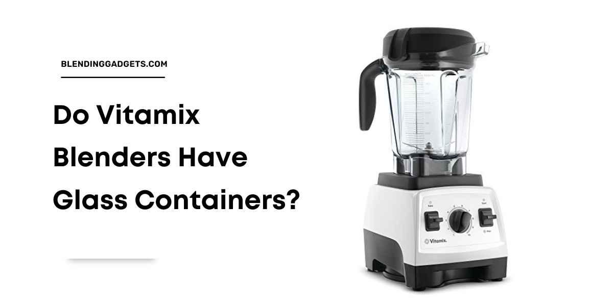 do any vitamix blenders have glass containers