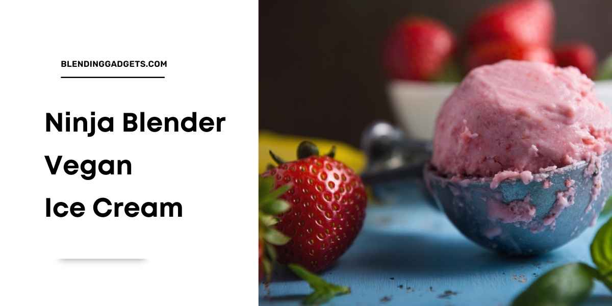 how to make Ninja blender vegan ice cream